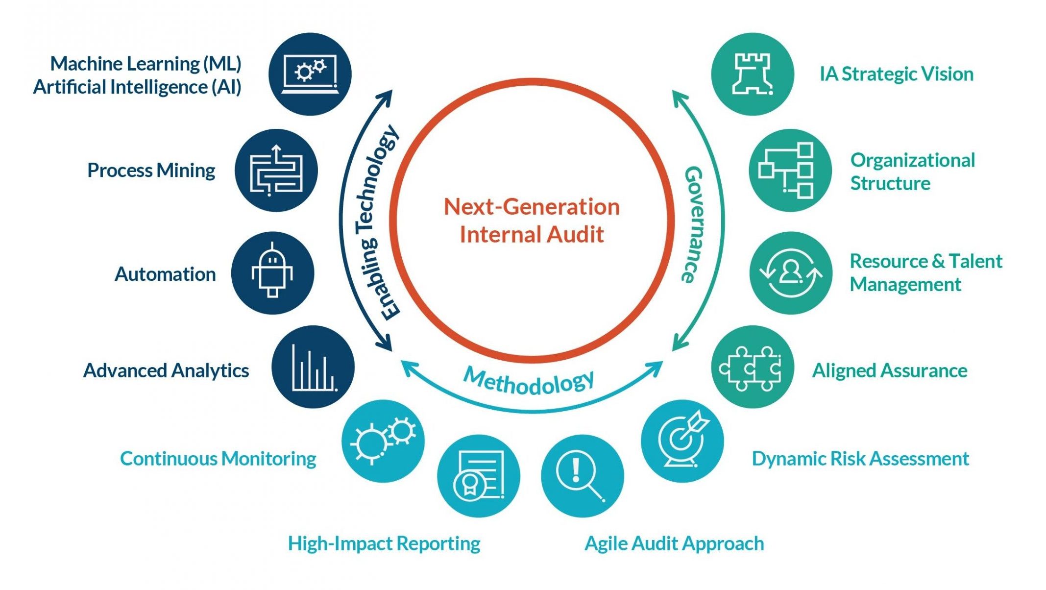 next generation internal auditing graphic